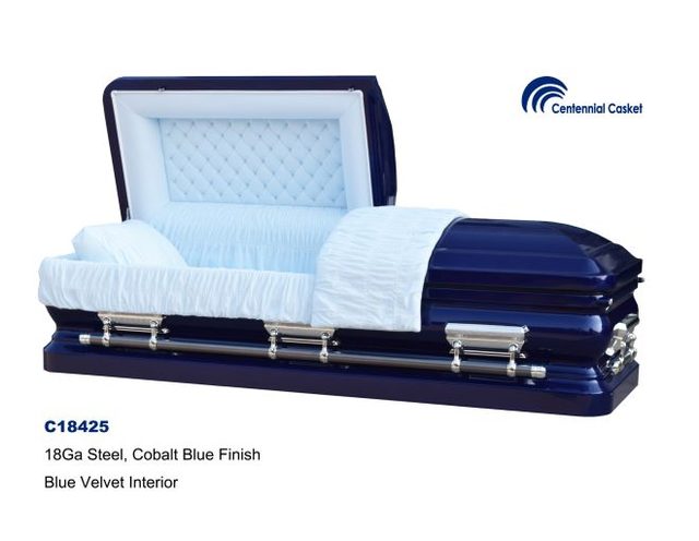 Cobalt Blue casket