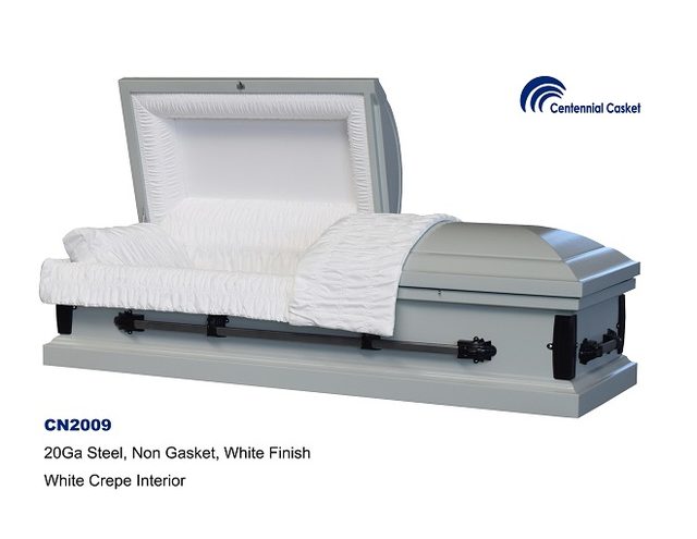 Nonsealer White casket