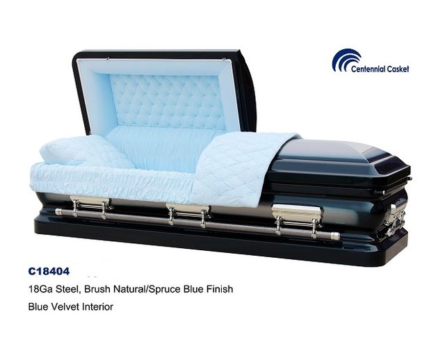 Sapphire Royal Blue casket