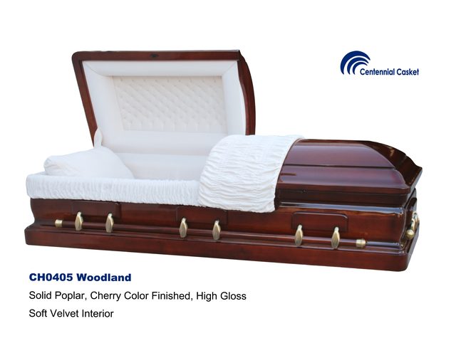 Woodland casket