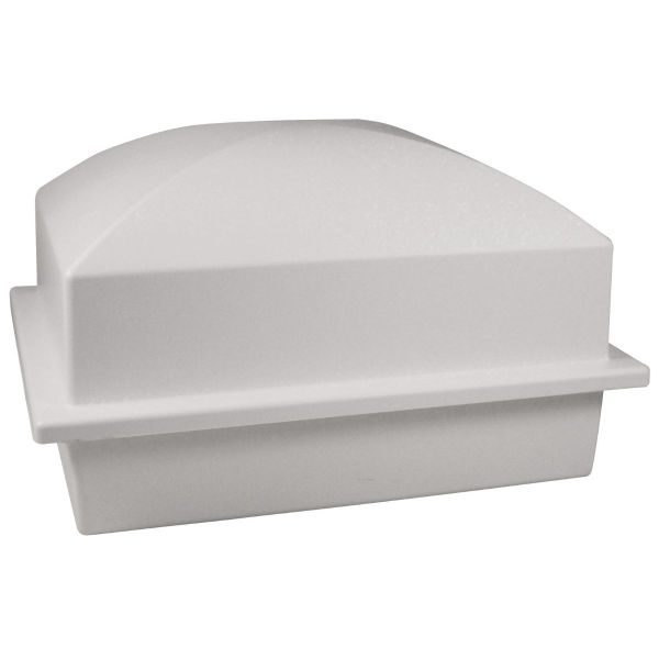 Urn burial vault, white